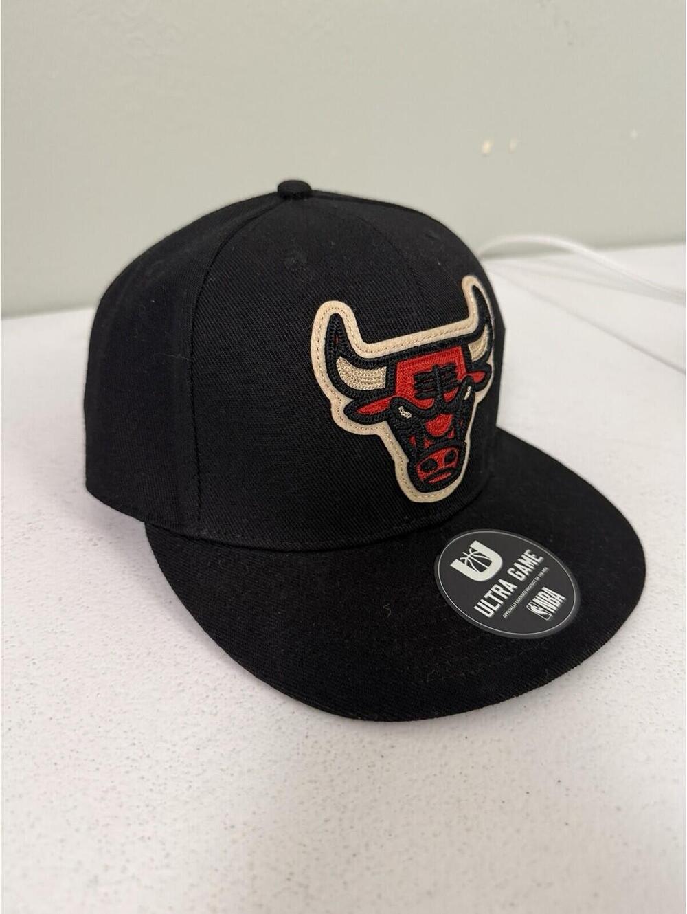 Chicago Bulls NBA Ultra Game Snapback Hat Black Embroidered Logo‎ Cap